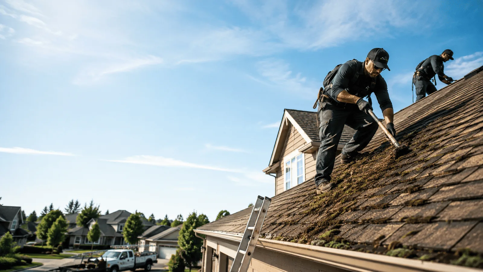 Roof Moss Removal in La Belle, MO near me